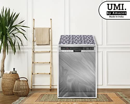 Image of Amazon Brand - Umi. Dishwasher Cover Suitable for Bosch of 12, 13, 14, and 15 Place Setting (63X63X81CMS, Black & White)
