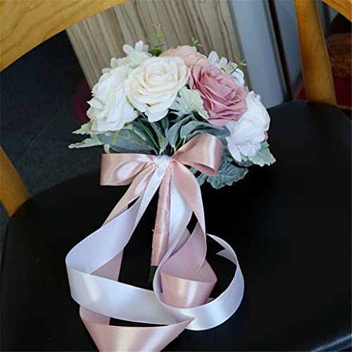 Roses simulées bouquet de mariée décoration maison fleurs