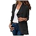 Damen Blazer Elegant EIN Knopf Langarm Anzugjacke Casual Büroanzug Leicht Jacke Sakko Einfarbig Slim Fit Revers Geschäft Büro Business Jacke Mantel Business Office Outfits Oversize Boyfriend Fashion