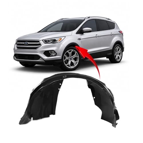 Image of FitParts Compatible with Ford Escape 2015-2019 Front Left Fender Liner | Driver Side, Plastic, Ready to Install, OEM CJ5Z16103B, FO1248161