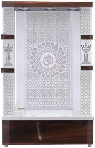 Puja Mandir en bois pour créer un coin de méditation zen à la maison