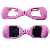 FBSport Silicone Case Scratch Protector Wrap Rubber Cover for 6.5 Inch  2 Wheels Balance Scooter Pink