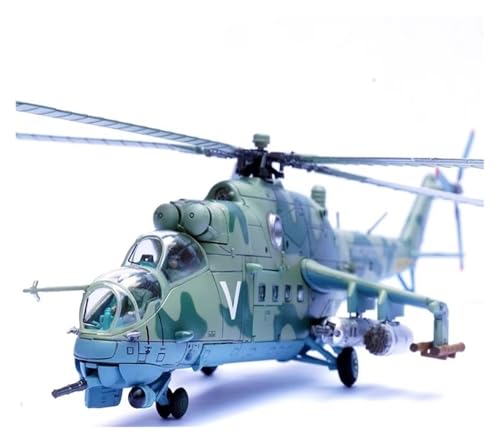 Mi-24 V helicóptero armado de aleación escala 1:72 modelo de avión sin desgaste 7