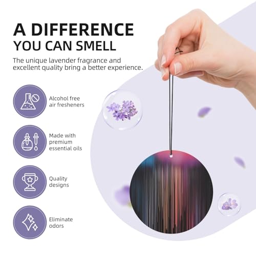 Hojas perfumadas para auto con aroma a lavanda miniatura 5