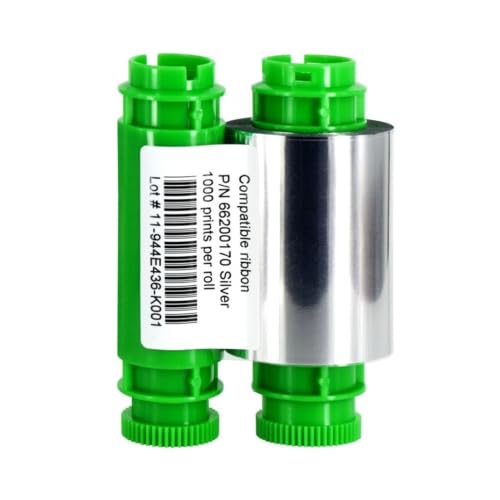 Cinta blanca y negra sin chip para impresoras TP-9000 y series N10 a N30