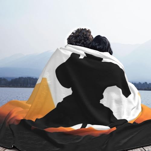 Couverture micro-polaire ultra douce contre le froid plaid léger de canapé - 6