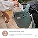 Mimuselina Kinderwagen Organizer – Elegante und Funktionale – Großem Fassungsvermögen, Mehreren Griffen und Sicherem Reißverschluss – Langlebig und Leicht zu Reinigen – 100% Baumwolle (Mint)