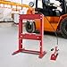 10 T Hydraulic Shop Press 10T/22046lbs H-Frame, 3-Hold Adjustable Height with Pressure Gauge 10 Ton Hydraulic Press for Garage or Professional Users 22.64x18.11x29.92in