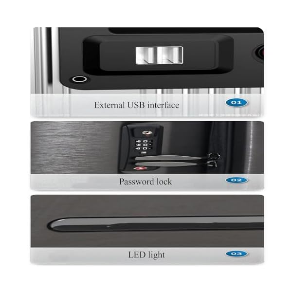 Electric Luggage Scooter Carry On Luggage Travel Cabin Luggage Smart Riding Luggage Riding Electric Travel Luggage Black