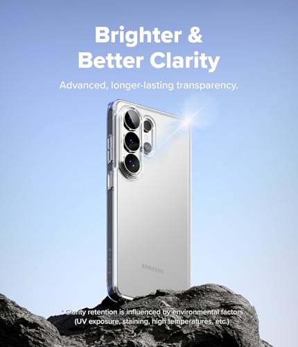 Image of Ringke Fusion for Samsung Galaxy S26 Ultra Case Back Cover [Scratch-Resistant] Slim Transparent Shockproof Bumper Protective - Clear
