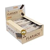 HSN Energy Bar Flapjack de Avena | Chocolate, Almendras y Frutos Rojos | 12 Barritas de 50 g | Snack Energético Natural con Fibra – Ideal para Deporte y Día a Día