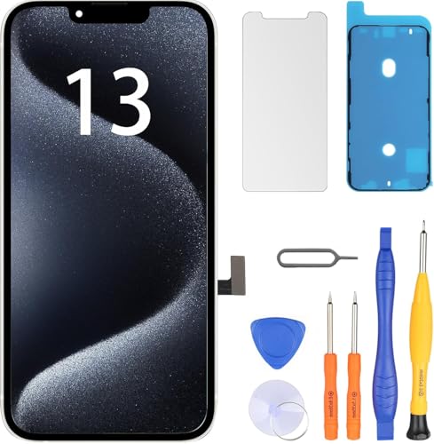 Écran iPhone 13 LCD Retina LL TRADER avec kit d'outils de réparation et vitre tactile