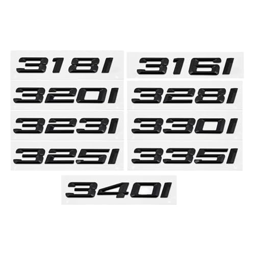 3D ABS S 316i 318i 320i 323i 325i 328i 330i 335i ԃAgNobWXebJ[ ZG3 E30 E36 F30 F31 G20 G21 Ή(Glossy Black,2018-2024_325I)