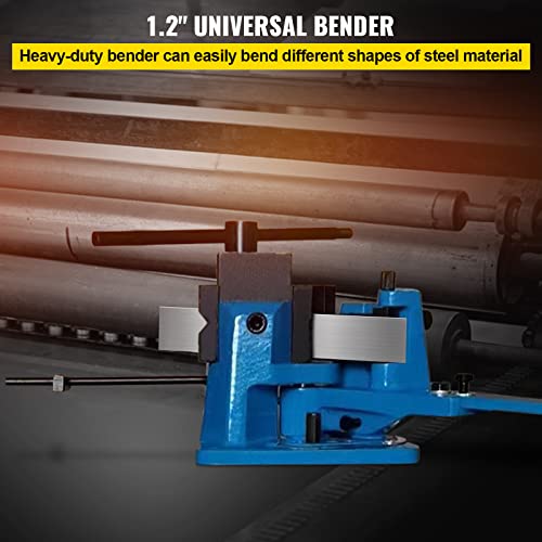Happybuy UB-100 Manual Flat Steel Universal Metal Rebar Bender Angle Iron 120 Degree Heavy-Duty Metal Rod Bender Hot and Cold With Detachable Bending Lever Strip Steel, Flat Steel, Round Steel - Image 2