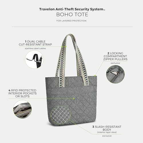 Image of Travelon Anti-Theft Boho Tote