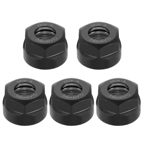 Écrou ER20A M25 sourcing map pour mandrin de fraisage CNC - Lot de 5