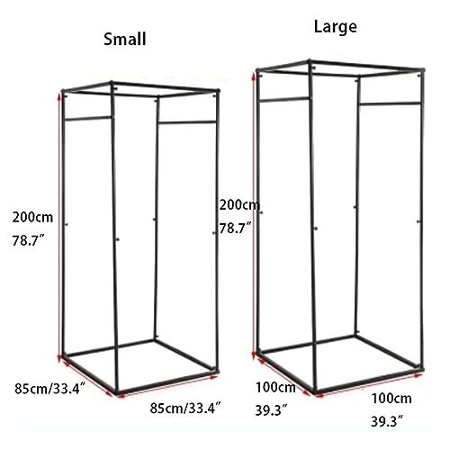 Vestiaire en métal pliable vertical pour cabine d'essayage gain de place