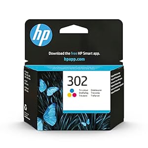 HP F6U65AE 302 Original Ink Cartridge, Tri-color, Single Pack