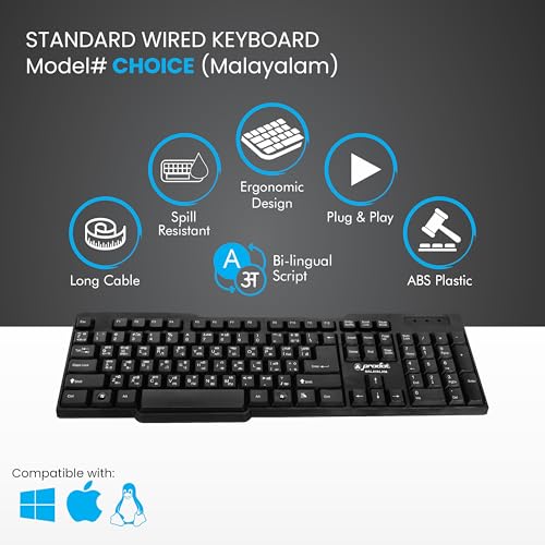 Image of ProDot KB-297rs USB (Odia) Regional Standard Keyboard (Color: Solid Black)