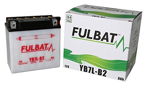 Batería FULBAT YB7L-B2 12V 8Ah 124A Largo: 135 x Ancho: 75 x Alto 133 (mm)