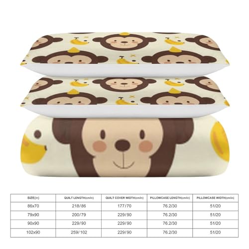 Housse de couette douce animal 220 x 240 cm avec fermeture éclair pratique