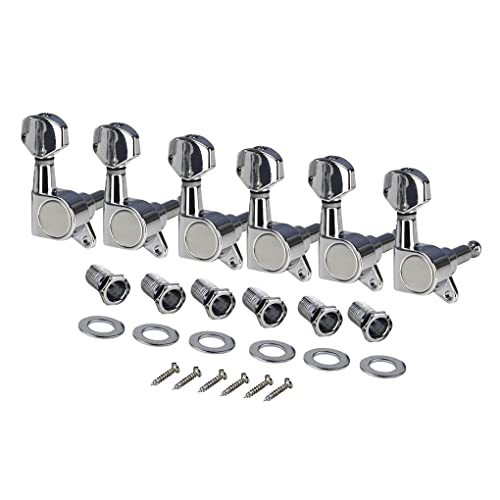 VUBLY Lot d’accordeurs de guitare scellés têtes de machine clés d’accordage chevilles 6R ou 6L petits boutons (couleur… - Les Beatles, Paul McCartney, John Lennon, RIngo Starr, George Harrison VUBLY Lot d'accordeurs de guitare scellés têtes de machine clés d'accordage chevilles 6R ou 6L petits boutons (couleur… – Image 5