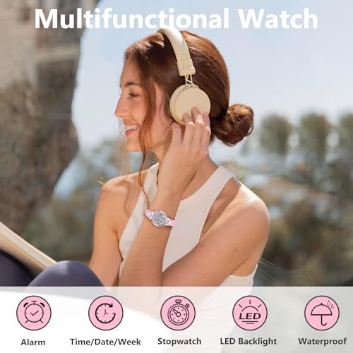 Timever Womens Watches Sport Alarm Stopwatch LED Silicone Waterproof Watch by Timever - Used condition - Image 3