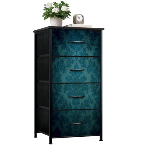 VETEB Dresser for Bedroom Dresser for Closet Teal Blue Victorian...