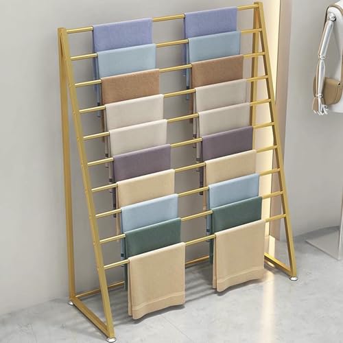 Robustes Stoff-Rollregal, Stahlrahmen-Organizer für Quilten und Textilaufbewahrungslösungen, perfekt für Werkstatt-Display und Stoffrollenhalter