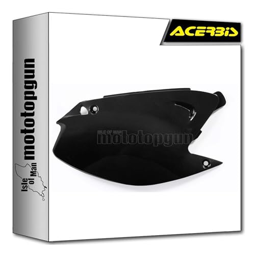 Side panels noir Acerbis 0003673.090 plastique anti-fissure Kawasaki KXE 250 2T