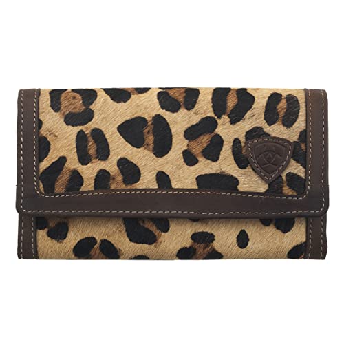 ARIAT Bristol Flip Over Wallet Leather Brown