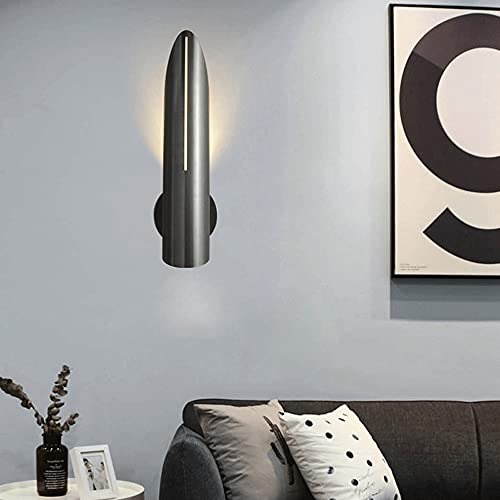 Lámpara de pared de hierro ahuecada moderna para dormitorio de metal 4