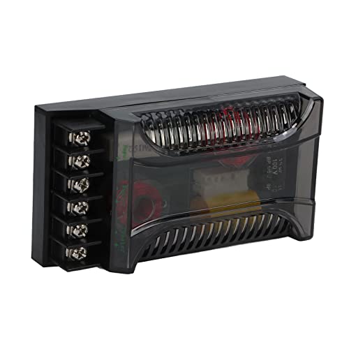 Divisore di Frequenza Audio per Auto, 2 Pezzi 12V Divisore di Frequenza per Altoparlante Audio per Auto Universale a 2 Vie Crossover Protezione Sovracorrente