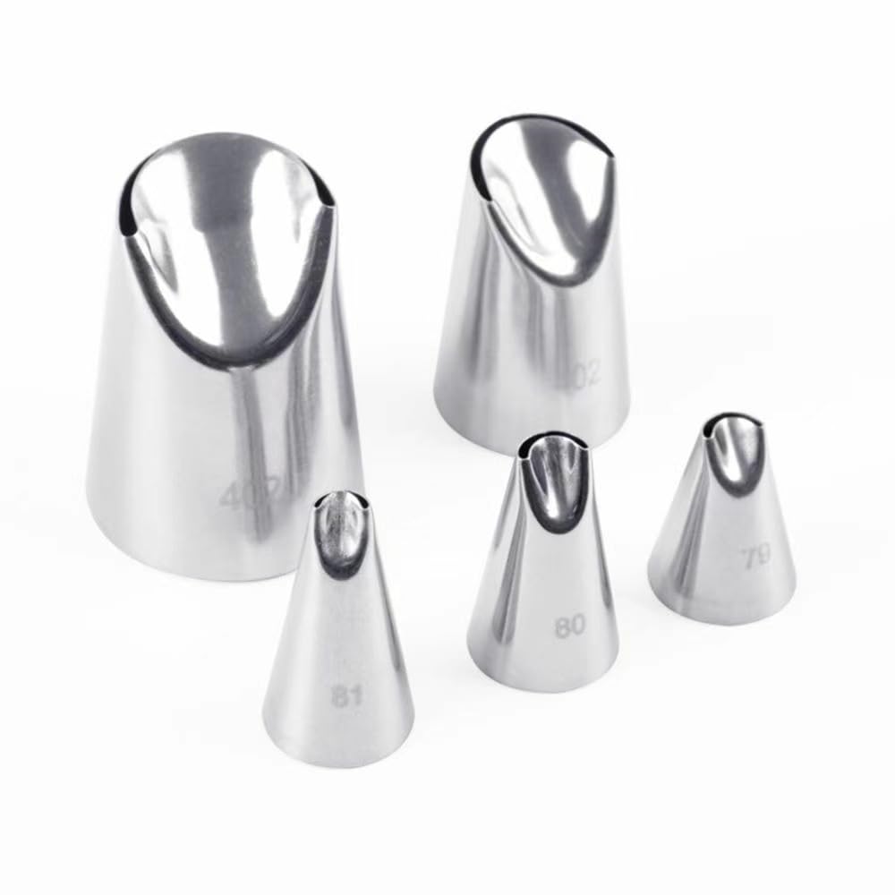 Puntas de pastelería de pétalos de rosa, puntas de crisantemo, boquilla de crema para decoración de pasteles, cupcakes, herramientas de decoración, glaseado y puntas de pastelería (402L)