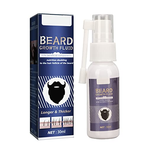 Soro para Crescimento da Barba, Soro Profissional para Cuidados Com a Barba 30 Ml Extrato de Ervas S