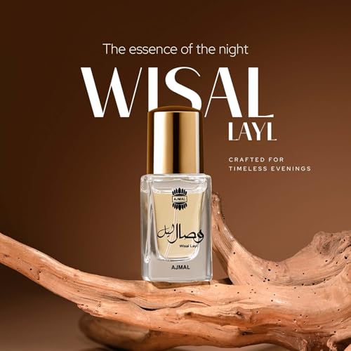 Image of Ajmal Wisal-Layl Long Lasting Perfume For Men & Women | Unisex Luxury Eau De Parfum |Premium Long Lasting Oriental Woody Musky Fragrance With Patchouli, Oud & Musk