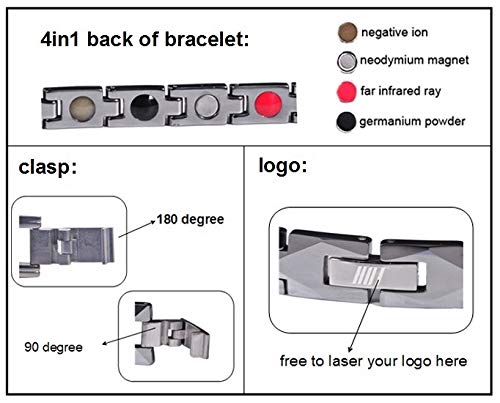 Pulseira Magnética Bioquantica Titanium!