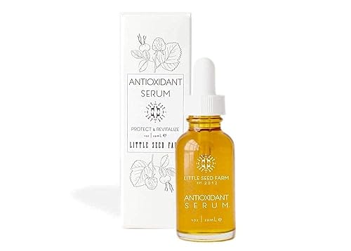 Miniatura 3 de Little Seed Farm Paquete de suero – Antioxidante + Elasticidad – Sueros tonificantes y reafirmantes de la piel – Sueros faciales para piel seca y