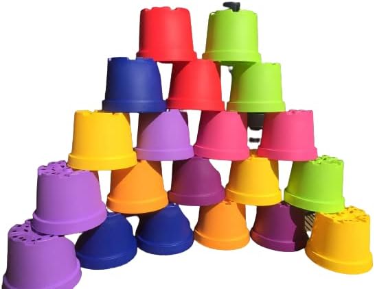 20 x 3L 3 Litre Coloured Flowerpots