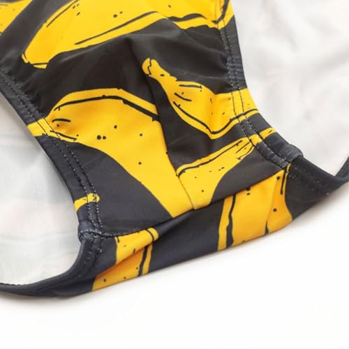 XYNM Maillot de Bain Homme Pantalon Rembourré Imprimé Banane pour Hommes, À Cordon Taille Basse avec Coussin Push-up Le Surf Plage-a-XXL – vue 5