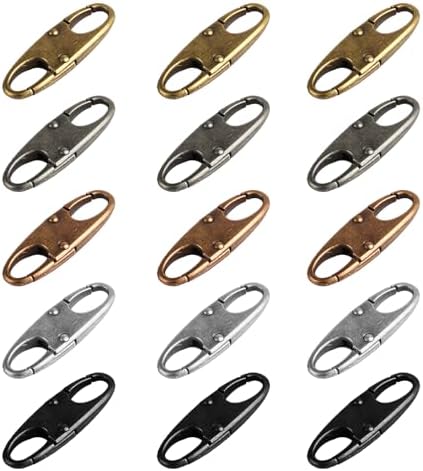 15 Pcs Zipper Clips Anti Theft, Zipper Locks for Backpacks | Small ...