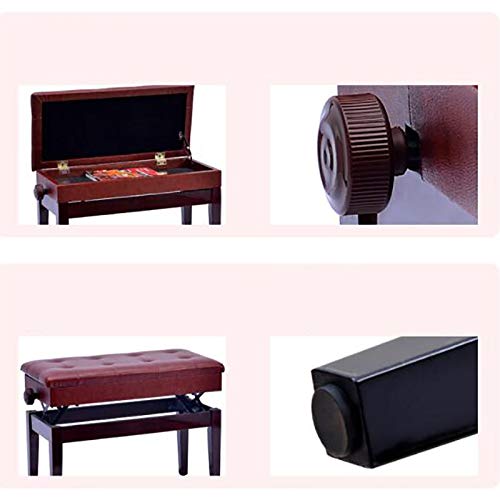 KOIAMVZW Tabouret de Piano Banc de Piano réglable en Bois Tabouret de Clavier pour Deux Personnes en Cuir Souple avec Cadre en Bois Massif Solide et Compartiment de Rangement, Facile à Nettoyer - Les Beatles, Paul McCartney, John Lennon, RIngo Starr, George Harrison KOIAMVZW Tabouret de Piano Banc de Piano réglable en Bois Tabouret de Clavier pour Deux Personnes en Cuir Souple avec Cadre en Bois Massif Solide et Compartiment de Rangement, Facile à Nettoyer – Image 4