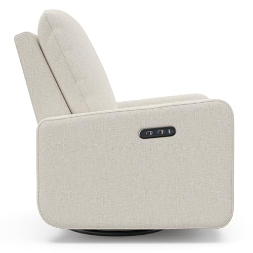 Graco Teddi Power Recliner Swivel Glider, Electronic Power Recline, Oeko-TEX 100 Certified, USB-A & USB-C Charger, Premium Cushioning & Comfort – (Dune Basketweave) - image 8