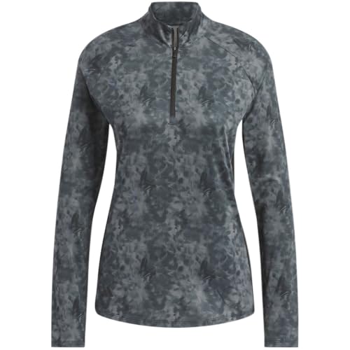 Polo imprimé col montant femme parfait pour le golf et les loisirs M