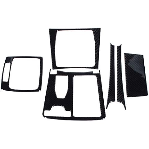 Dcolor Carbon Fiber Interior Control Panel Cover for C W204 2007-2013 RHD Cover