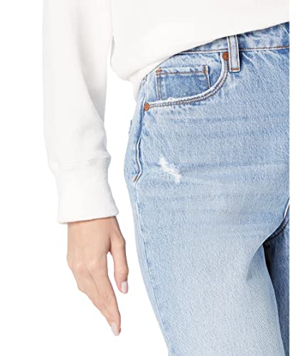 [BLANKNYC] Womens Five Pocket Ripped Straight Leg Jean3