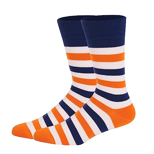 Image of HHX YONLEE Dress Socks 5 /6 /10 Pairs Crew Argyle Colorful Cotton Novelty Casual Happy Fun