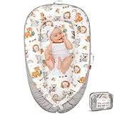 BUTOA Baby Lounger - Baby Lounger for Newborn 0-24 Months, Breathable & Soft Baby Nest, Portable and Lightweight Lounger for Home and Travel, Ideal Newborn Babies Essentials