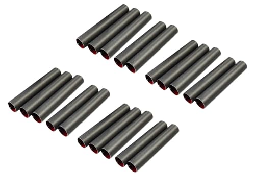 rukauf Schaumrollen-Formen KLEIN (8 cm x 1,3cm) Antihaft-beschichtet Teflon Traditionelle Backform Schillerlockenform Gerade Röhrchen Spritztüllen Sahnerollen (20)