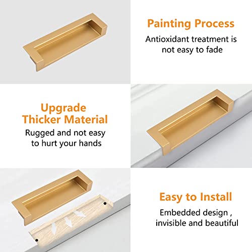MOROBOR Tatami Hidden Door Handles, 4pcs Embedded Handle - Image 4